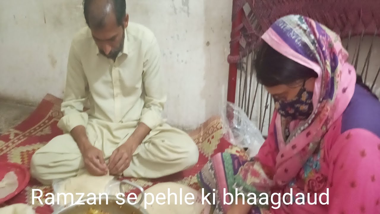 Ramzan ki taiyari role and samosa