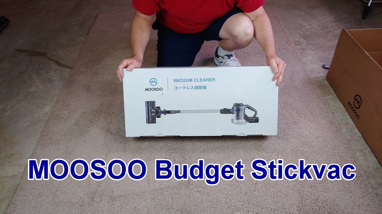 MOOSOO XL-618A Budget Stickvac Unboxing And Brief Test