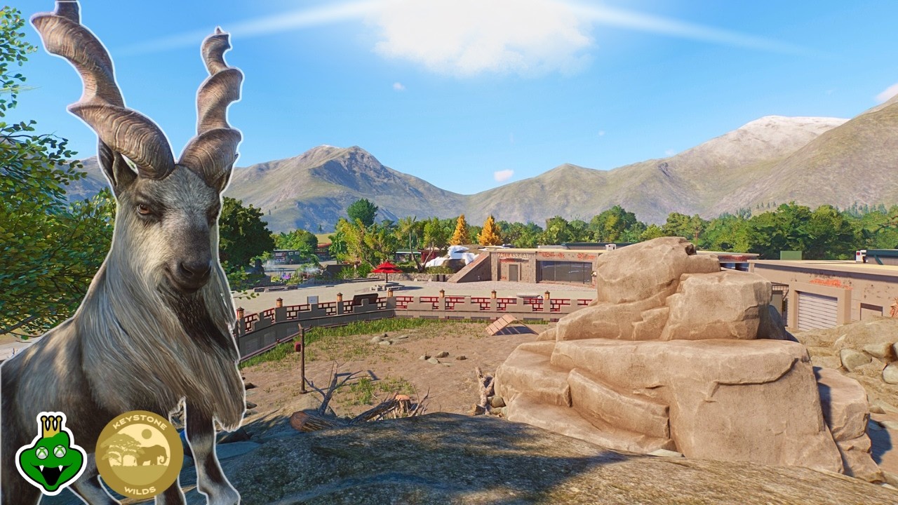 Designing a Simple Markhor Mountain | Planet Zoo