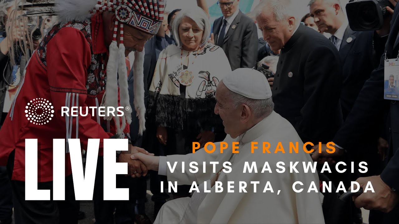 LIVE: Pope Francis visits Maskwacis in Alberta, Canada