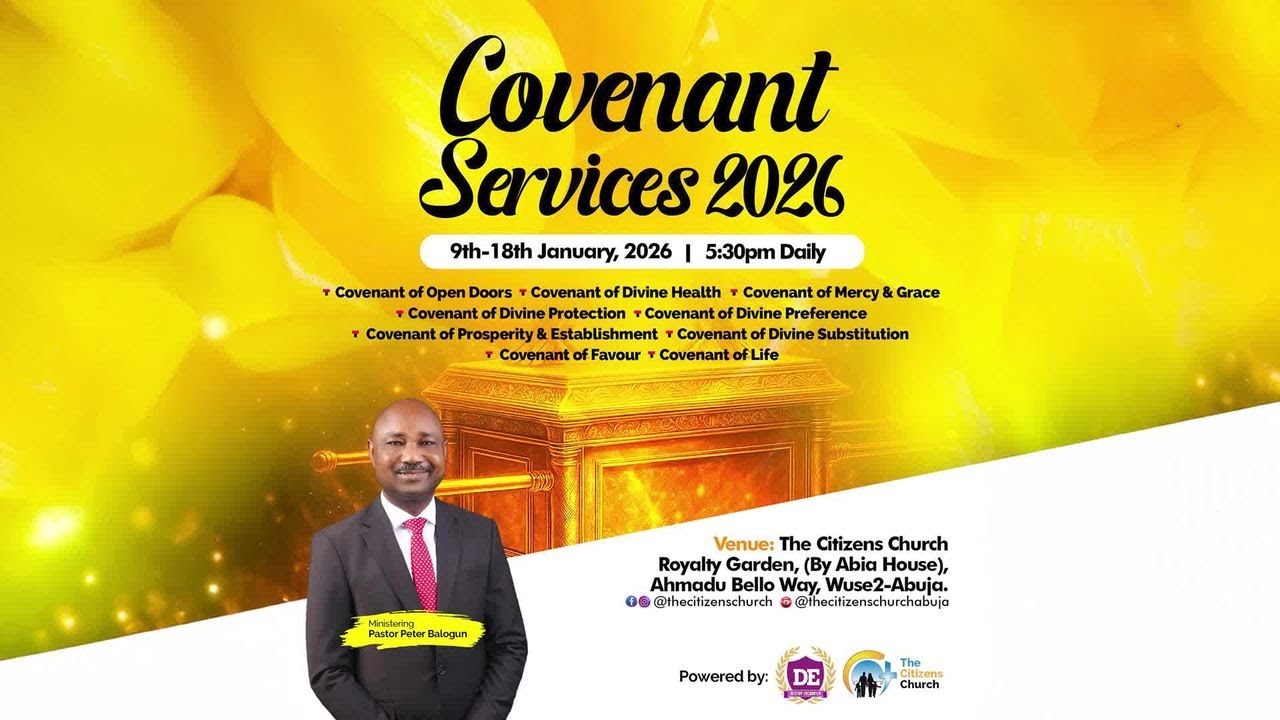 Covenant Services 2026 (Day 9) Prayers - Pastor Peter Balogun