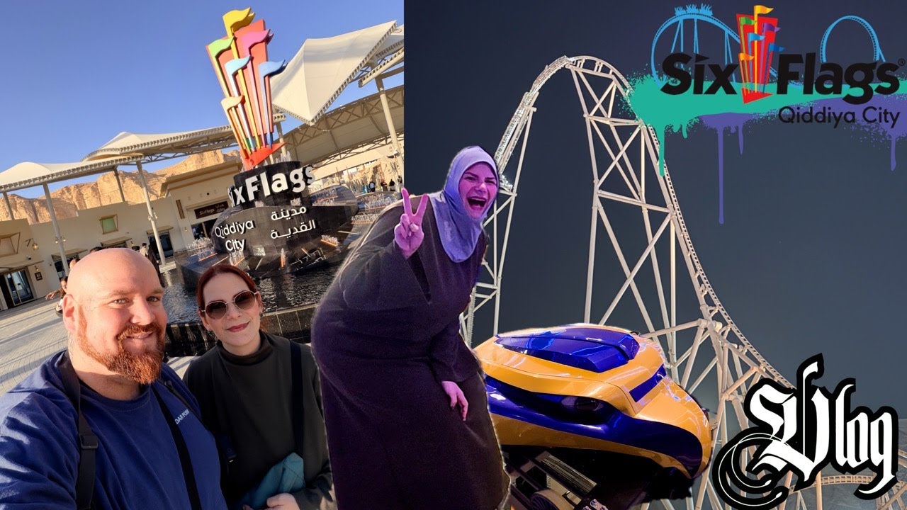 Der neue Rekord FREIZEITPARK - Six Flags Qiddiya City / مدينة سيكس فلاغز القدية - VLOG