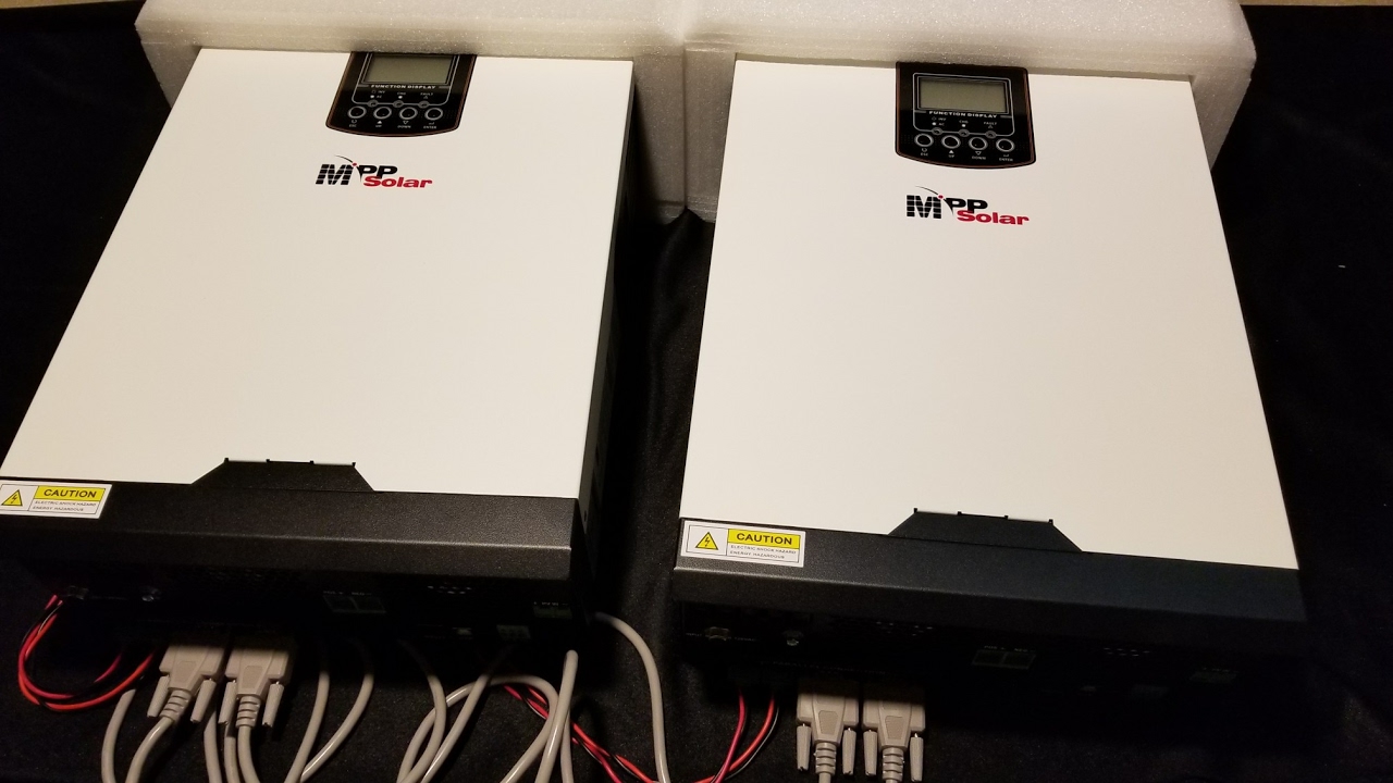 MPP SOLAR INVERTER CHARGER PIP2424LV-MSD INSTALLING PARALLEL BOARD