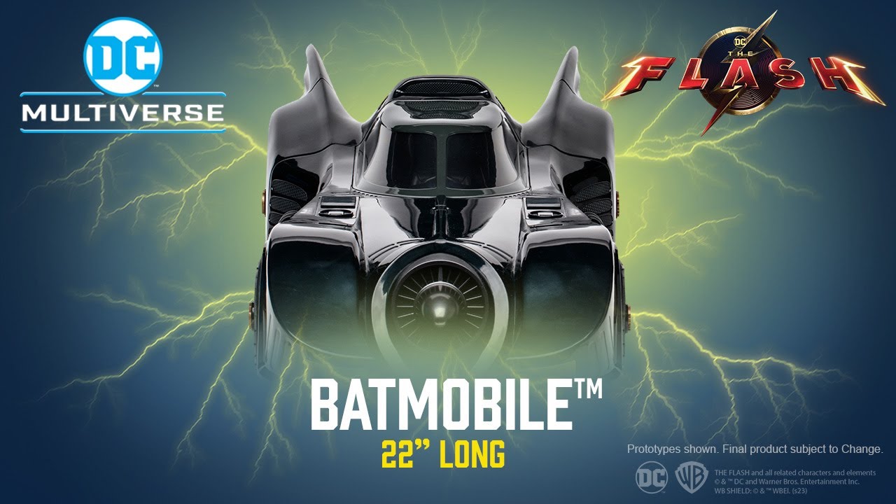 NEW DC Multiverse The Flash Movie&trade;:  Batmobile&trade; Vehicle | Action Figure Showcase