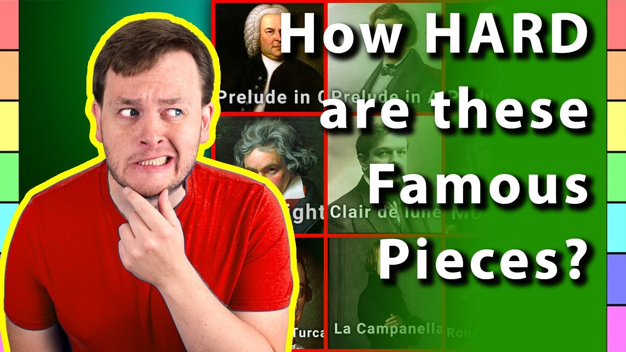 I RANKED how HARD these popular piano pieces really are!