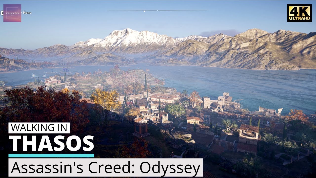Walking in the Ancient Greece - Island of Thasos [ Assassin's Creed: Odyssey - Relaxing Ambience ]
