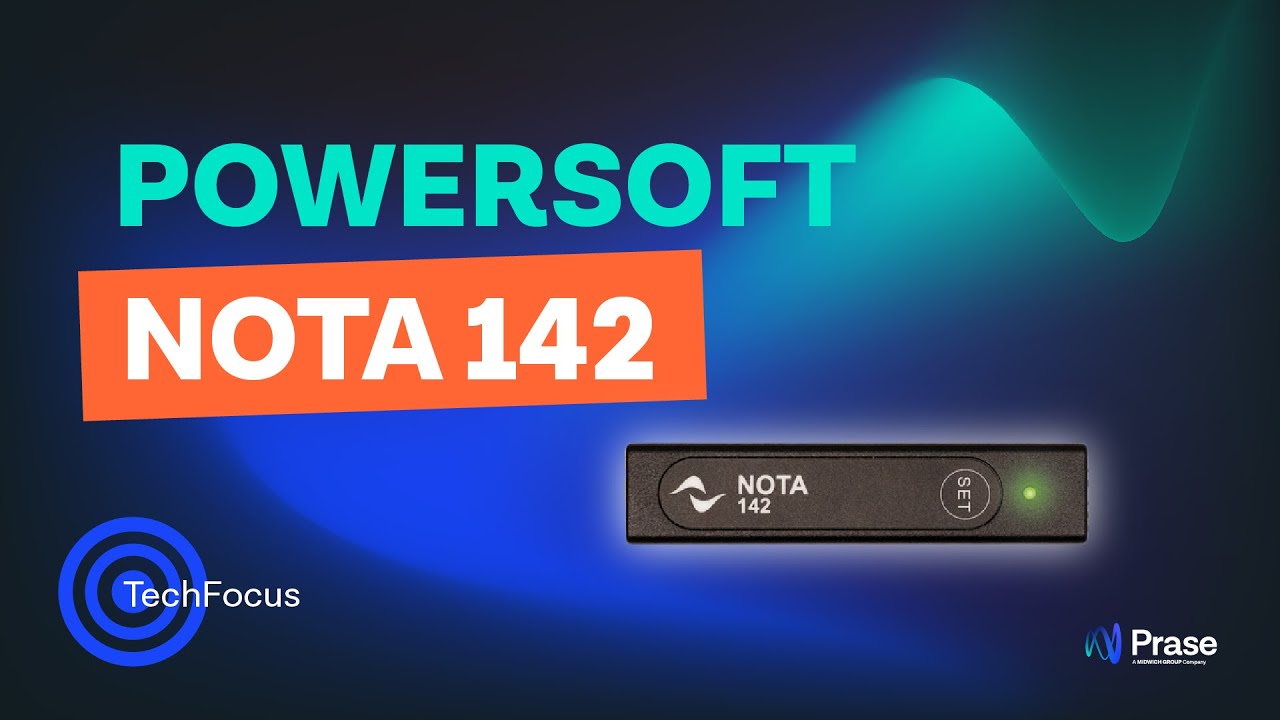 Techfocus - Powersoft Nota 142: Amplificatore ultra-compatto con funzioni avanzate