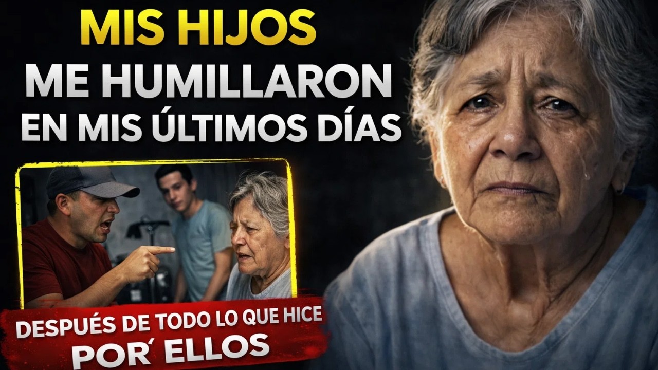 En mis últimos días de vida… mis hijos me abandonaron por sus esposas.