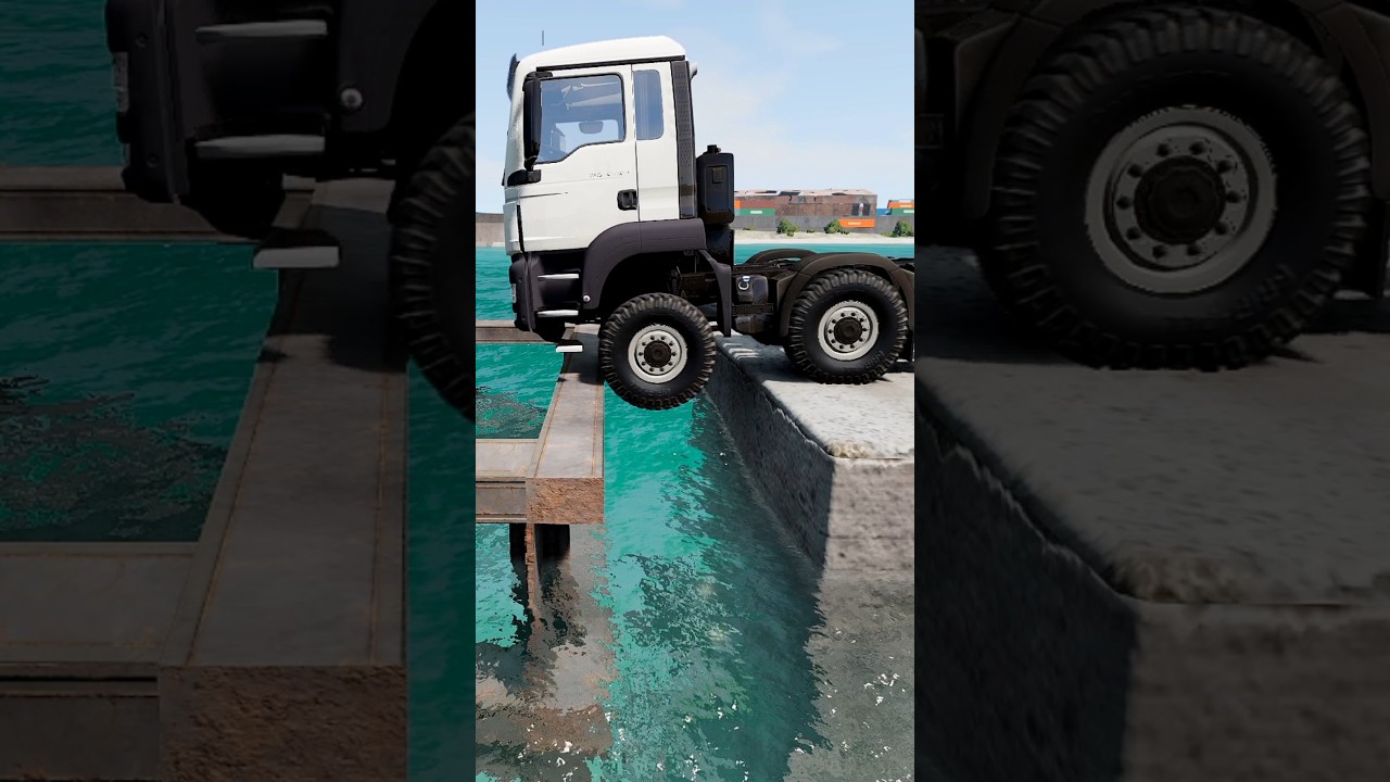 Towing truck on bumpy road_truck dance - Coffin Dance Song Cover #14 #pathtrap