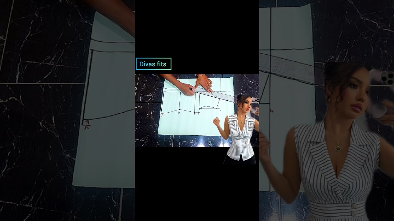 How to draft a notched collar blouse