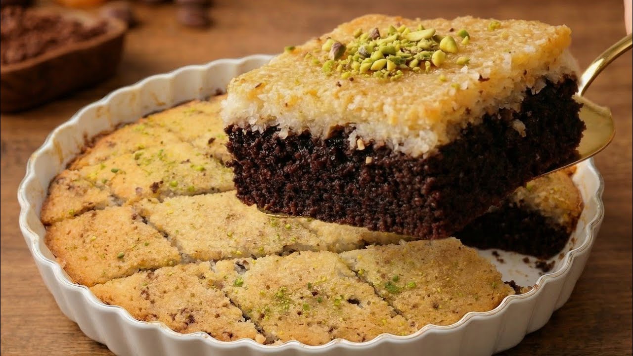 Easy Chocolate Coconut Cake Recipe! Soft and Moist! Ready in 5 Minutes!🍫🥥
