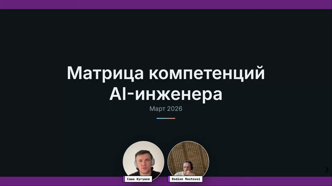DotNet&More #170: Строим матрицу компетенции ИИ программиста и не только