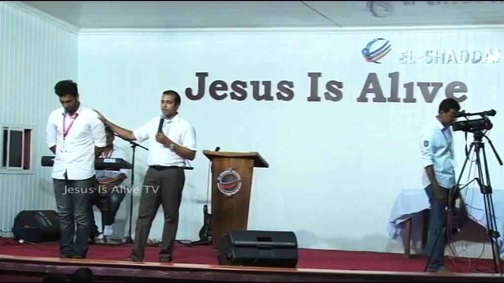 Pastor Tinu George at Born Again Event - 02 (Sunday Meet)
