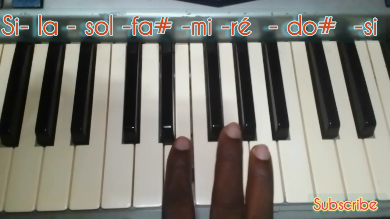KWIGA gucuranga Piano 🎹 ( igice cya 5) game ya Si mineur (B minor) par Mus. Isidore ( ☎ 0781703940)