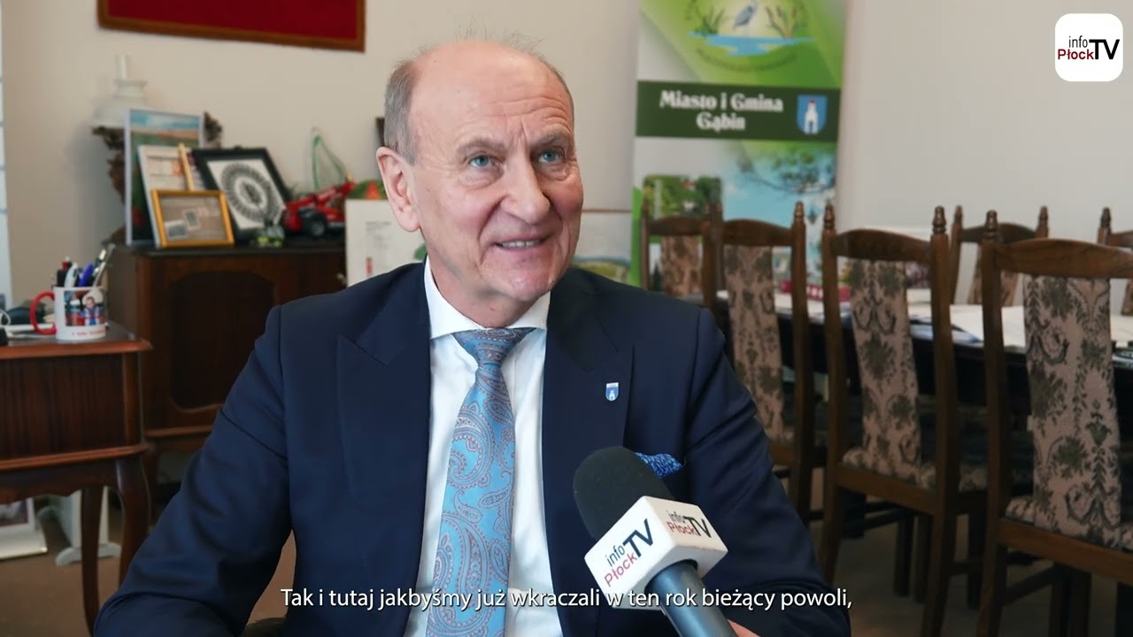 Ponad 50 mln zł na inwestycje w Mieście i Gminie Gąbin [InfoPłockTV]