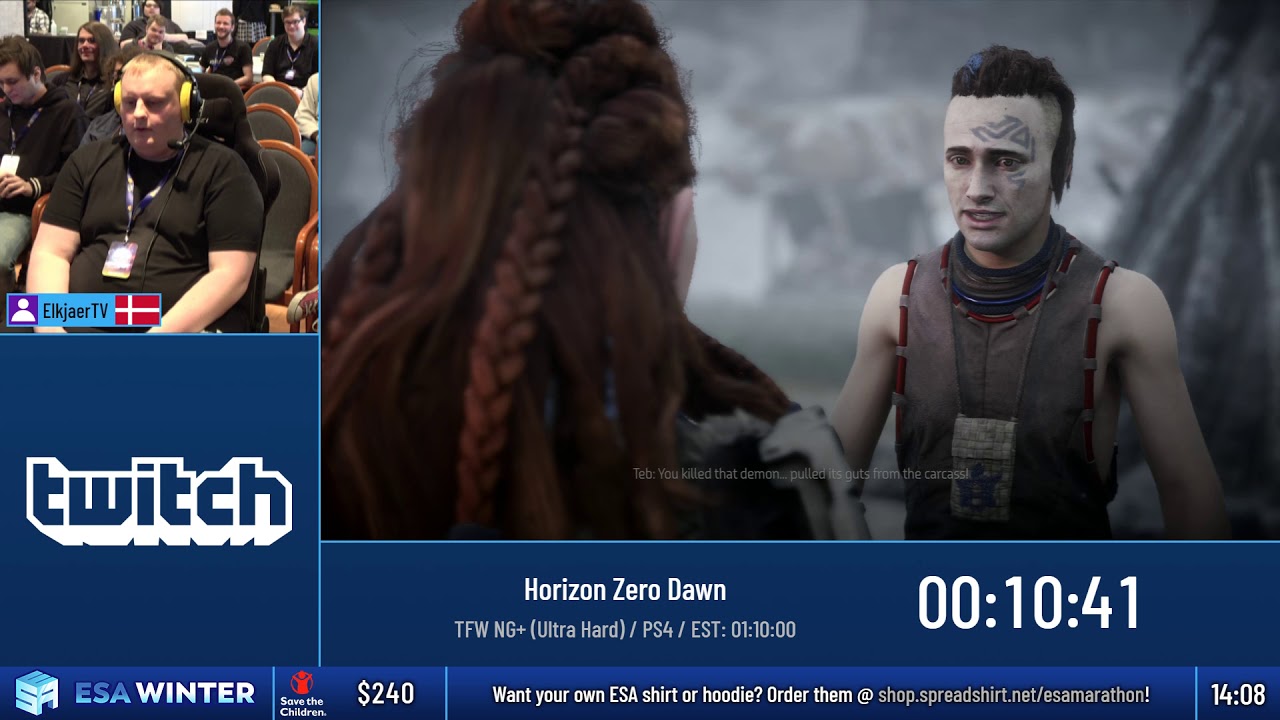 #ESAWinter19 Speedruns - Horizon Zero Dawn [TFW NG+ (Ultra Hard)] by ElkjaerTV