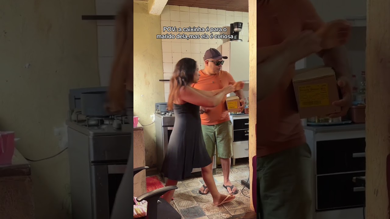 A caixa tem um segredo, ela n&atilde;o pode saber #humor #comedia #vidaconjugal #casal ￼