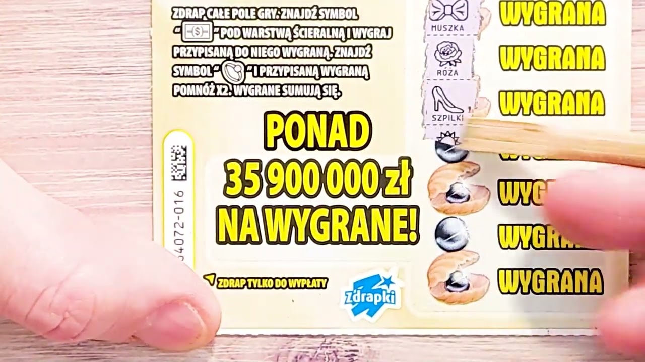💲 WIELKA CZARNA PERŁA 💍 CAŁA PACZKA ❗️ 🤑 #Zdrapki​​​ #Lotto