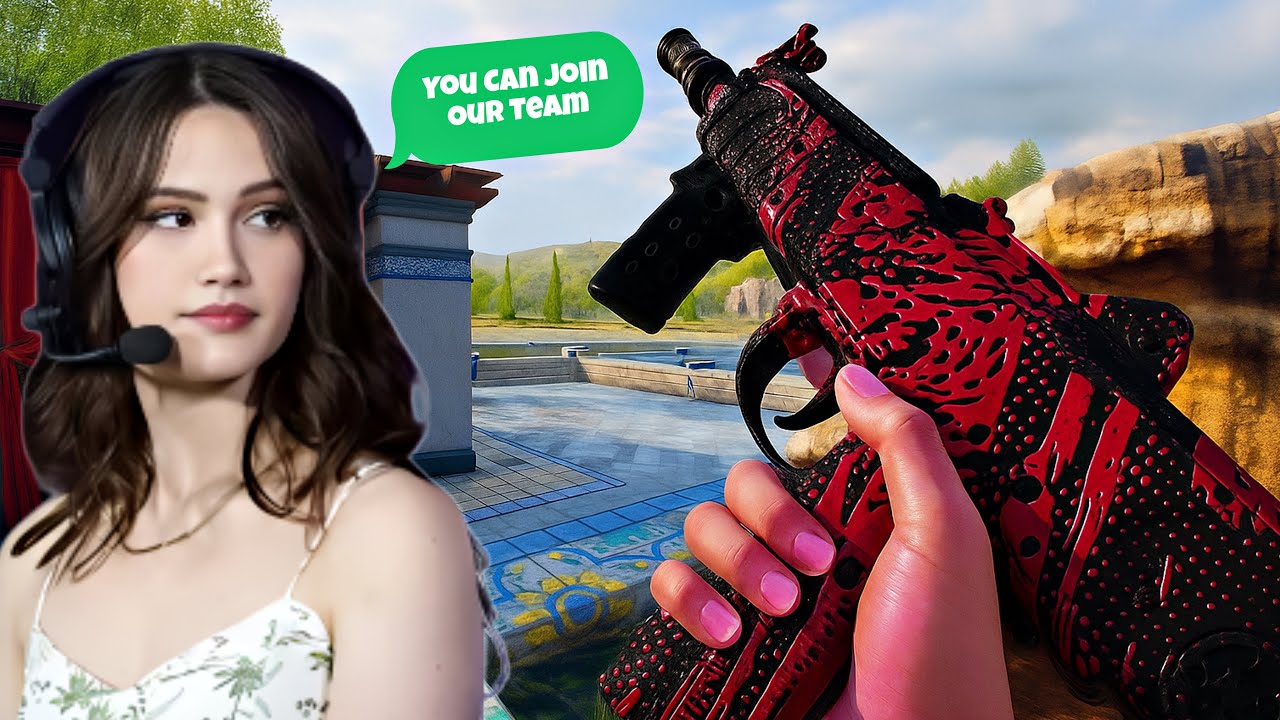 I Tried Out For A Girl COD Team (Using my Girl Voice 🤣)