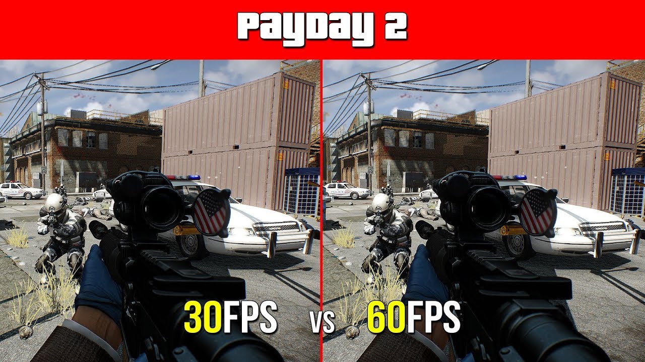 30FPS vs 60FPS In PayDay 2