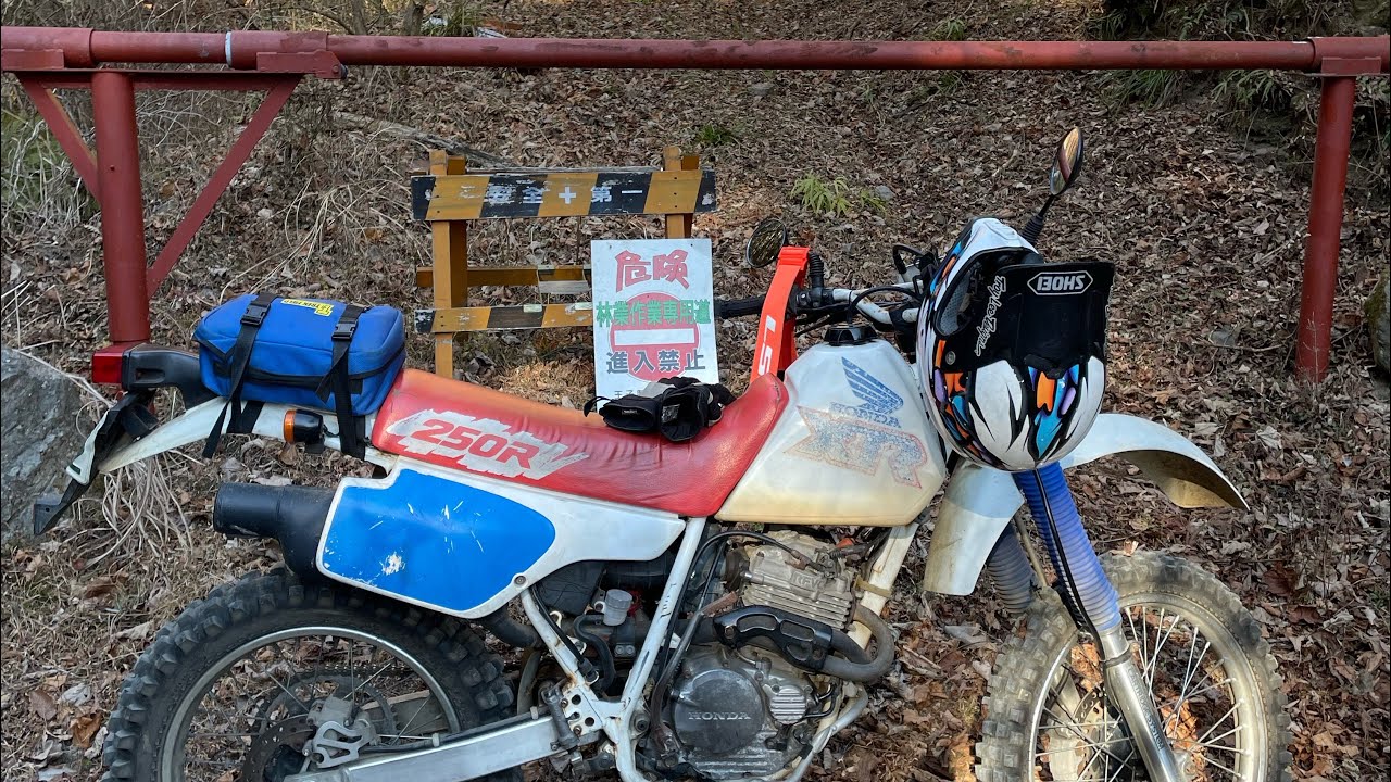 静岡県　林道入山(本)線　2026年2月　XR250