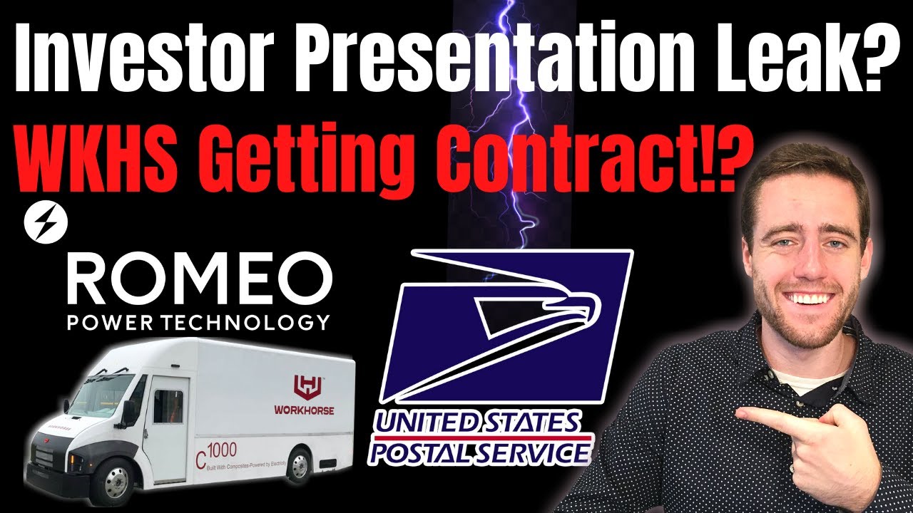 Workhorse Battery Provider Confirms USPS Contract?!? WKHS Stock Update!