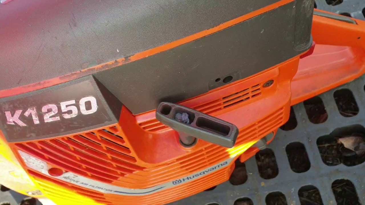 HUSQVARNA K1250 REPAIR