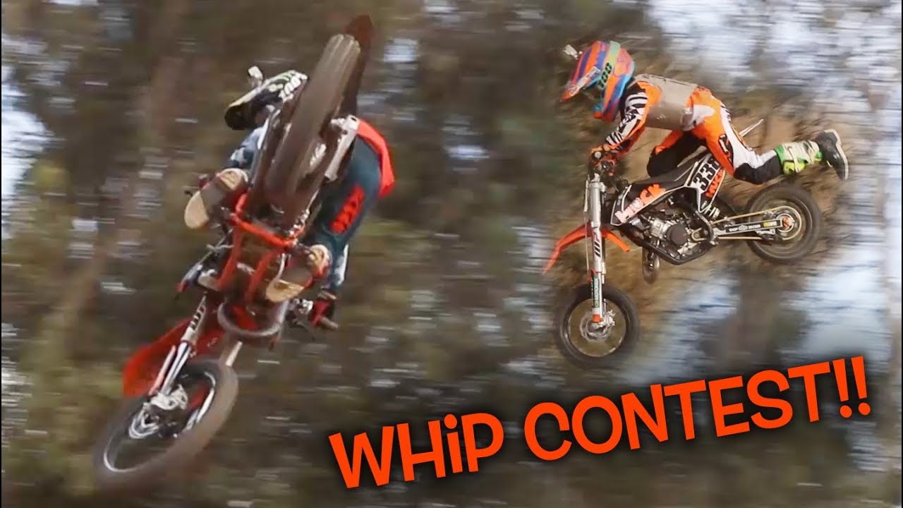 85cc VS 450cc WHIP CONTEST!!!