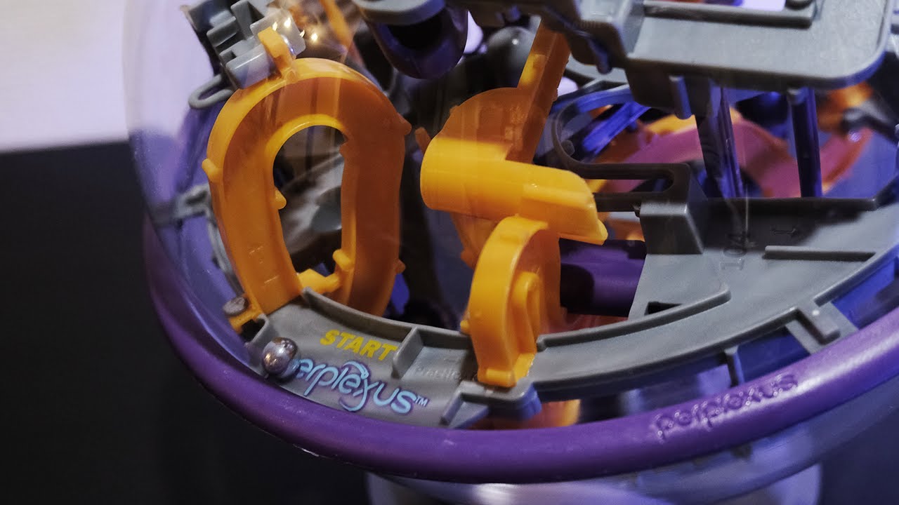 球を転がし難関コースをクリアせよ！立体（3D）迷路ゲーム 125のトリッキーな仕掛け パープレクサス エピック Perplexus Epic