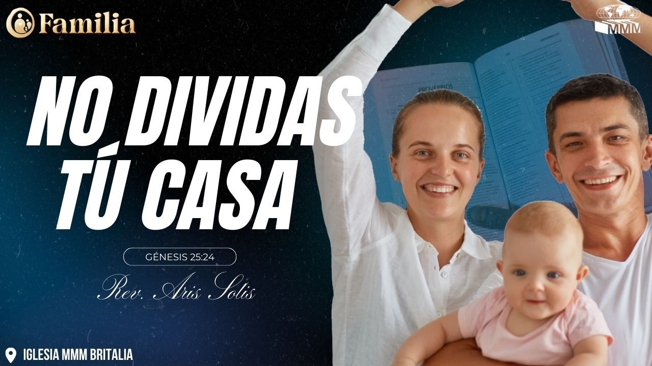 No dividas tú casa | Rev. Aris Solis🙏📖