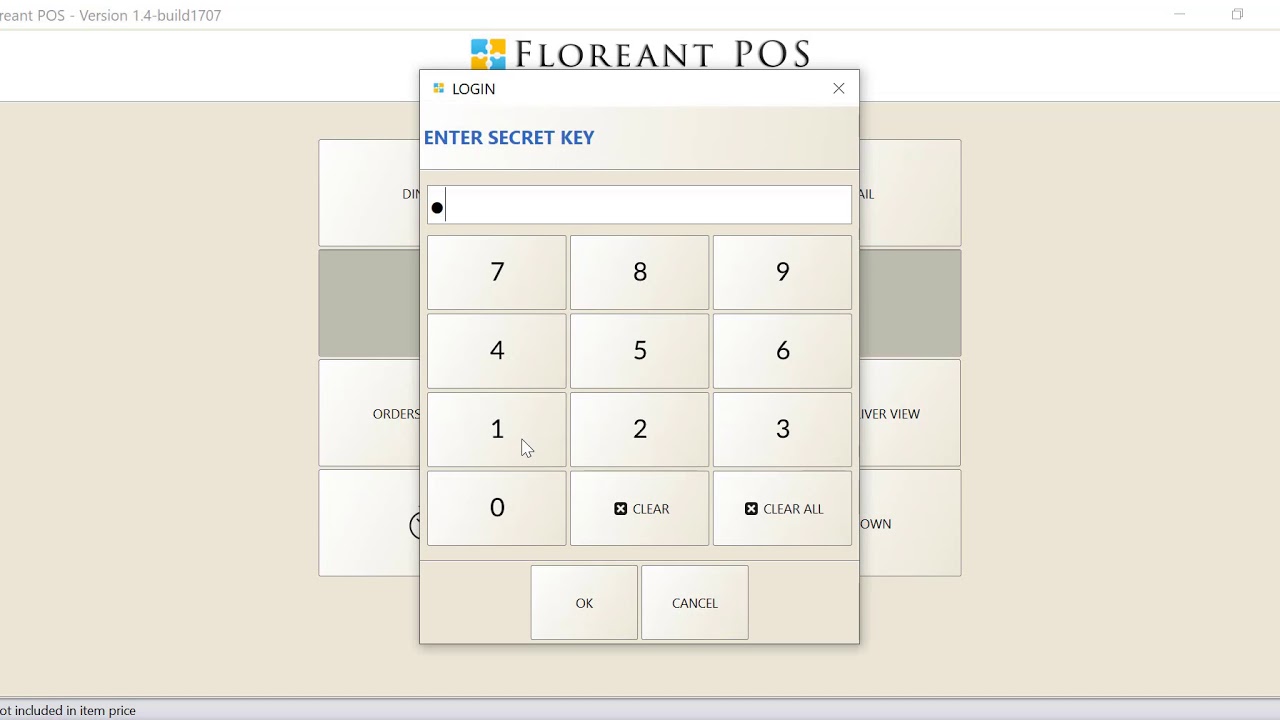Floreant POS Delivery Driver Assign at Back Office and Front End