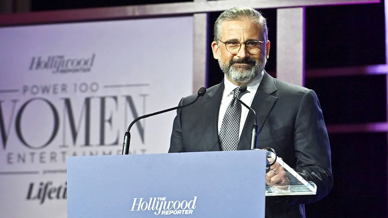 Steve Carrell Presents Jennifer Aniston With Sherry Lansing Leadership Award