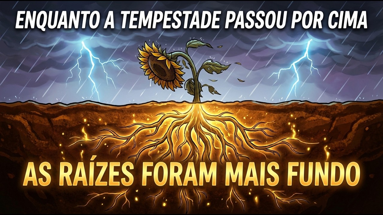 A Flor Que Aprendeu a Florescer na Chuva — Uma Lição Sobre Fé, Dor e Recomeço