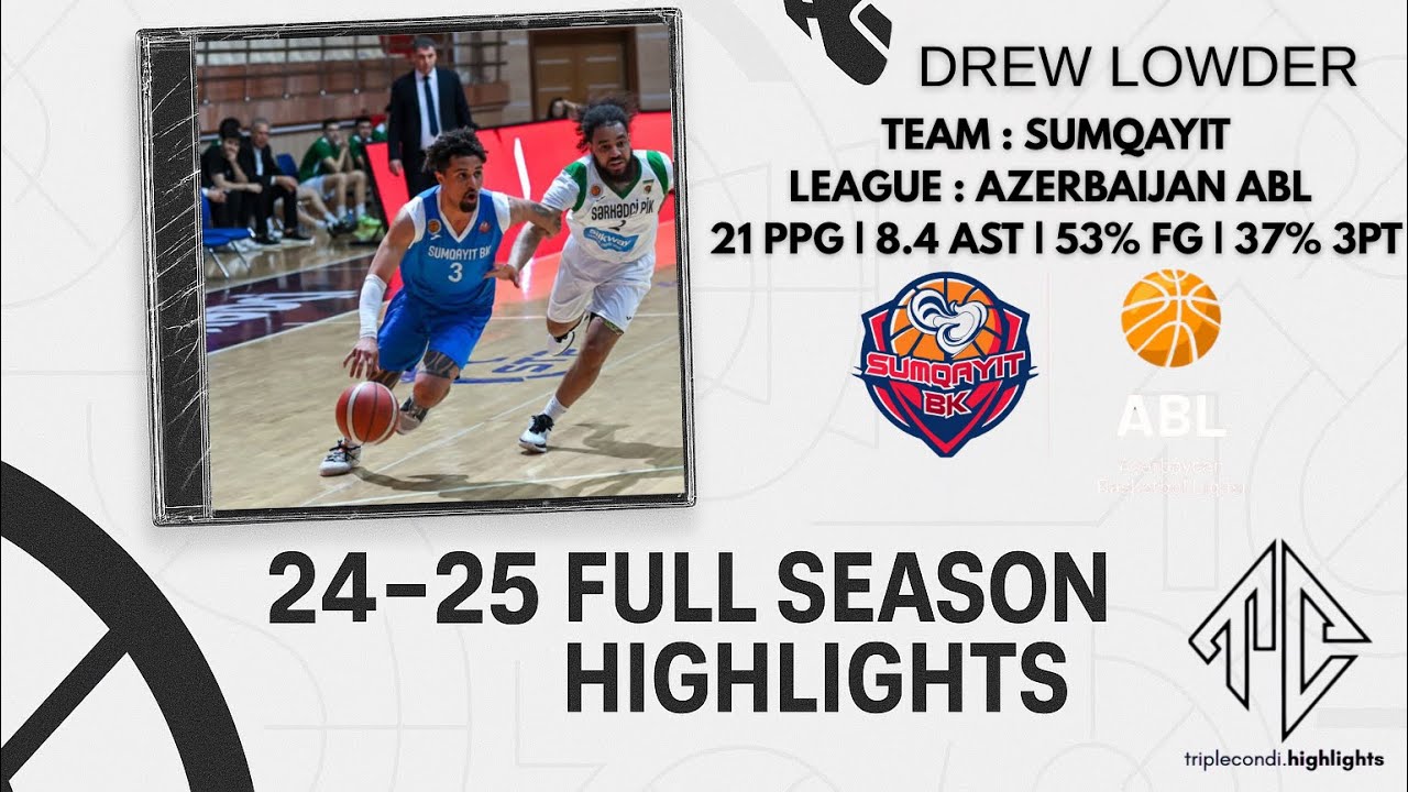 DREW LOWDER - ABL 24/25 FULL SEASON HIGHLIGHTS