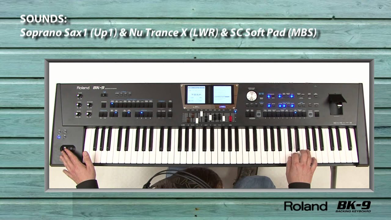 Famous musicians tested Roland BK-9. Part 1