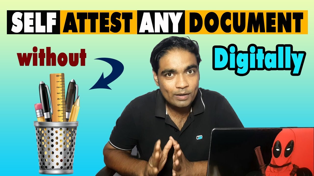 How to Self Attest (Sign) Merchant Navy Documents Digitally To Upload In Seafarer Profile Online