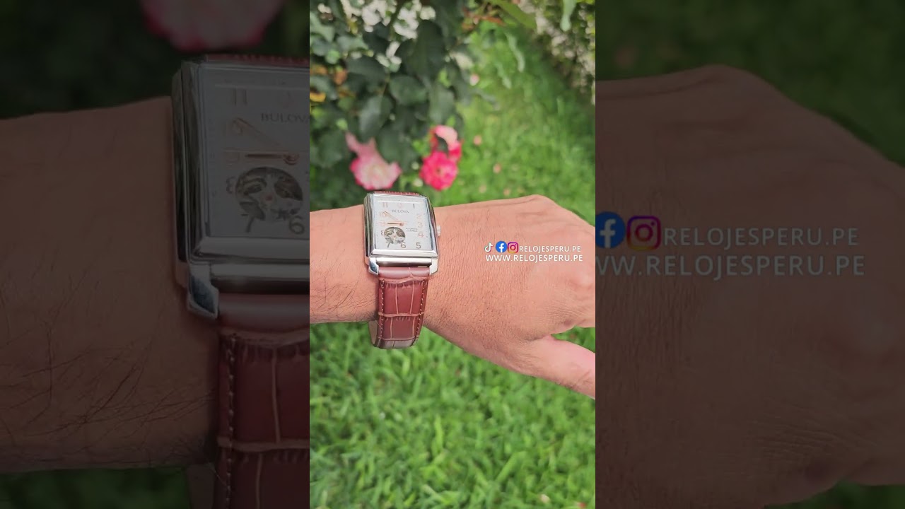 BULOVA AUTOMATICO SUTTON CORAZON ABIERTO 96A268