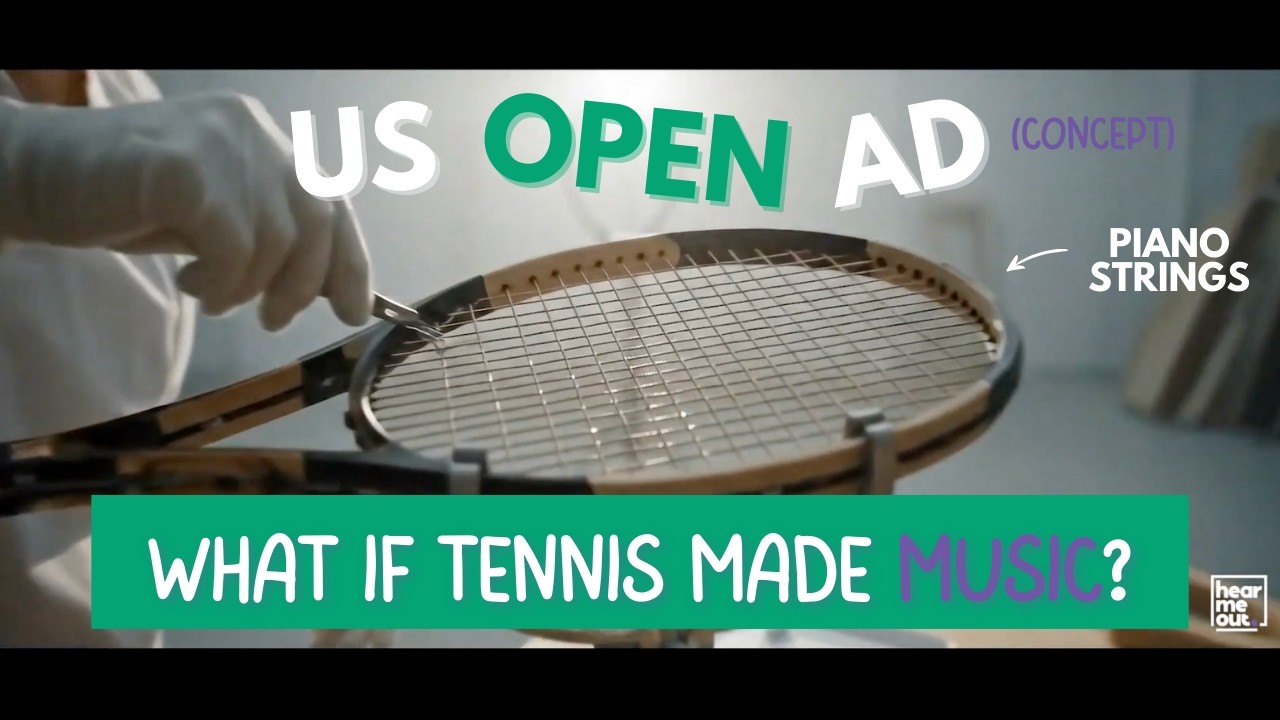What If Tennis Made Music? 🎾 | US Open Concept Ad Breakdown