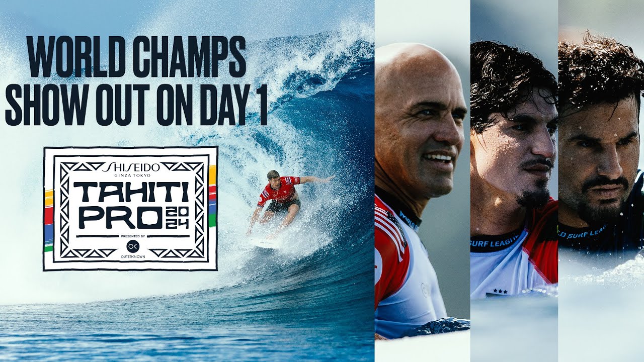 World Champs Show Out On Day 1 | SHISEIDO Tahiti Pro presented by Outerknown