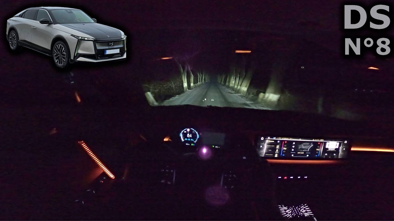2026 DS N&deg;8 Long Range (245 hp) | NIGHT POV Drive