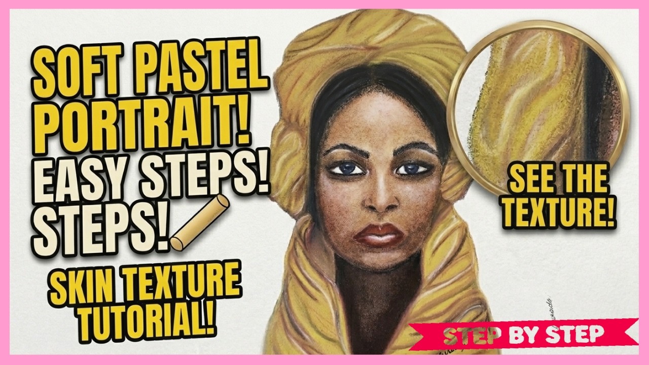 Soft Pastels-The Perfect Blending Technique for Portraits #softpastel #arttutorial #realisticdrawing