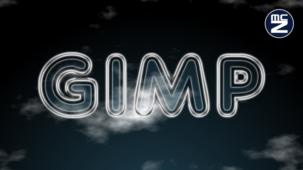 Speed Tutorial Gimp - Effetto testo trasparente - Transparent text