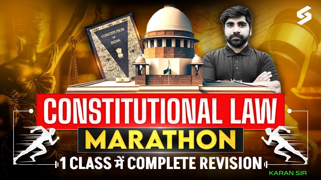 UGC NET Law Paper 2 | UGC NET Law Marathon Class | Complete Constitutional Law UGC NET By Karan Sir