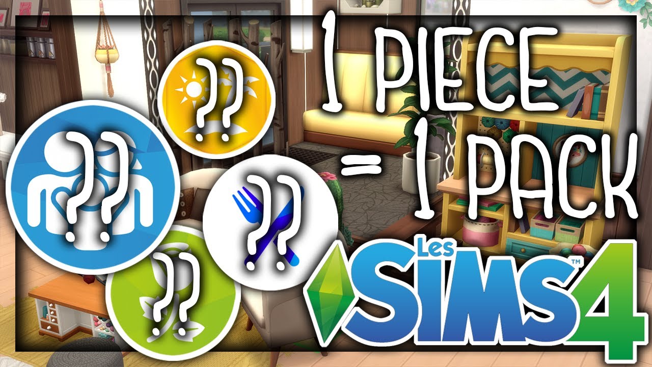 ☾ Challenge 1 pièce = 1 pack, est ce que le jeu me respect ? Non. - Sims 4 ☽
