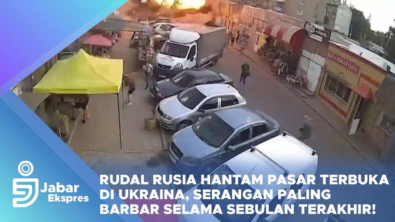 Rudal Rusia Hantam Pasar Terbuka di Ukraina, Serangan Paling Barbar Selama Sebulan Terakhir!