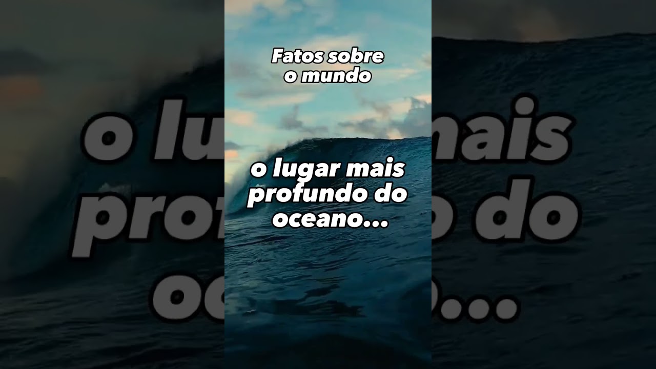 Lugar mais profundo do oceano