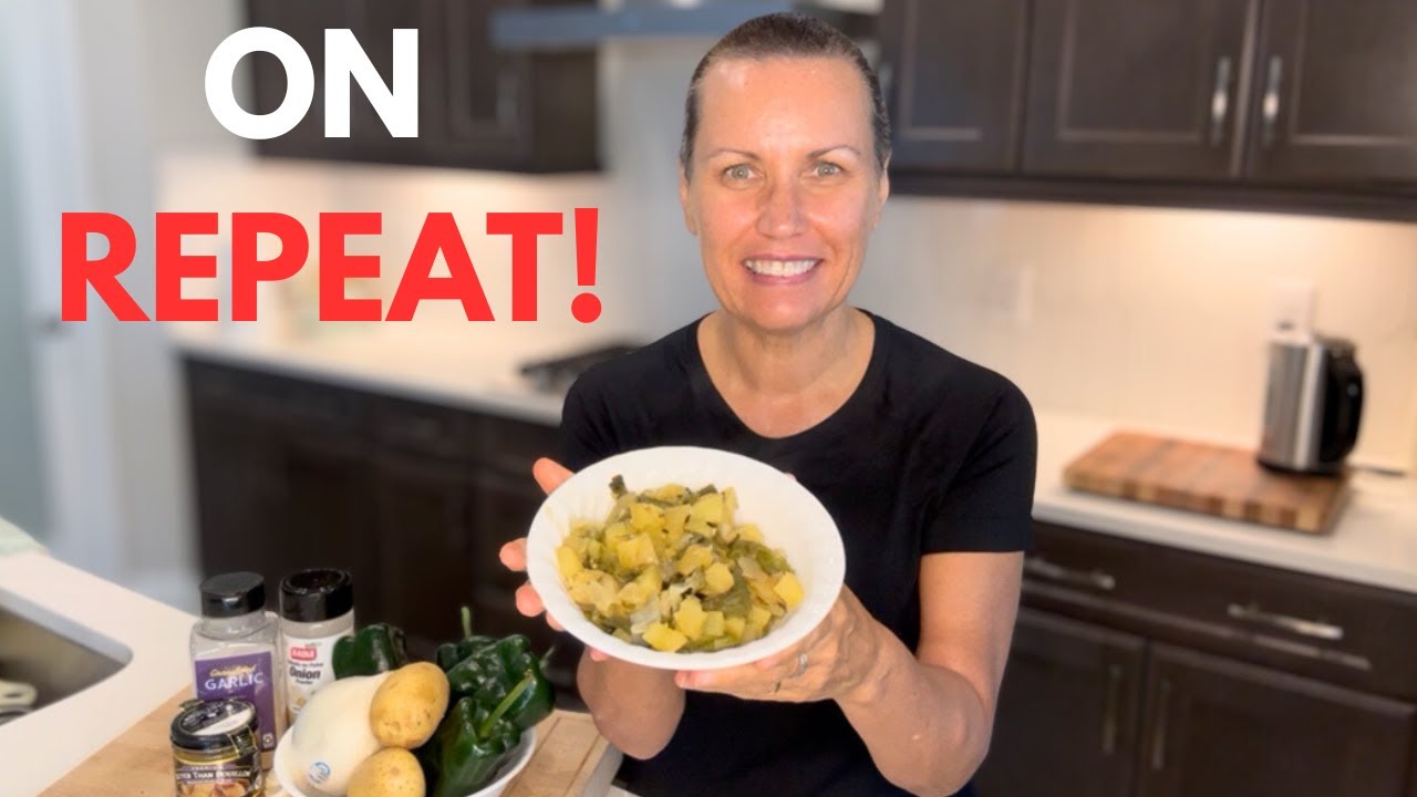 Plant-Based Poblano Potatoes| Weight Loss Approved! Day 21 Reset