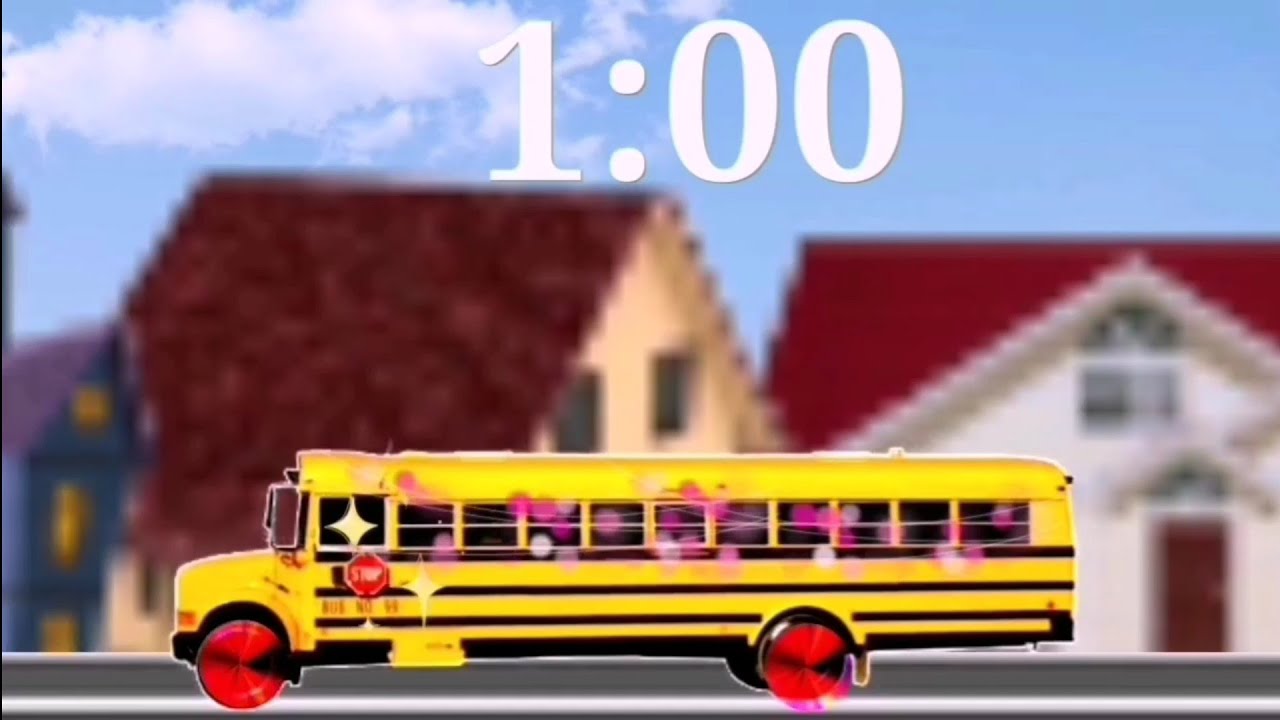 1 Minute Timer Bus Journey 🚌🚦⏲️