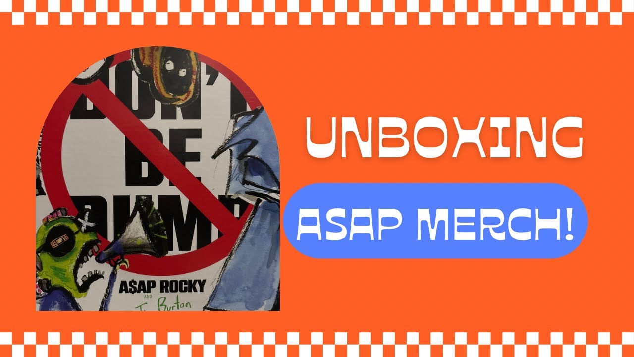 Unboxing A$AP Rocky and Tim Burton’s Don’t Be Dumb Grim CD BOX SET from AWGE! 