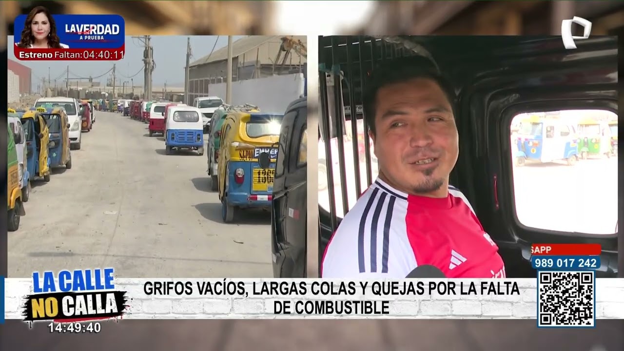 Se reportan grifos vacíos por la falta de combustible